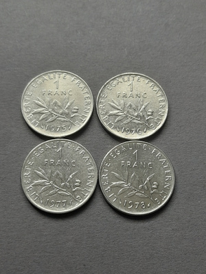 Ranska 1 Franc 1975-1978