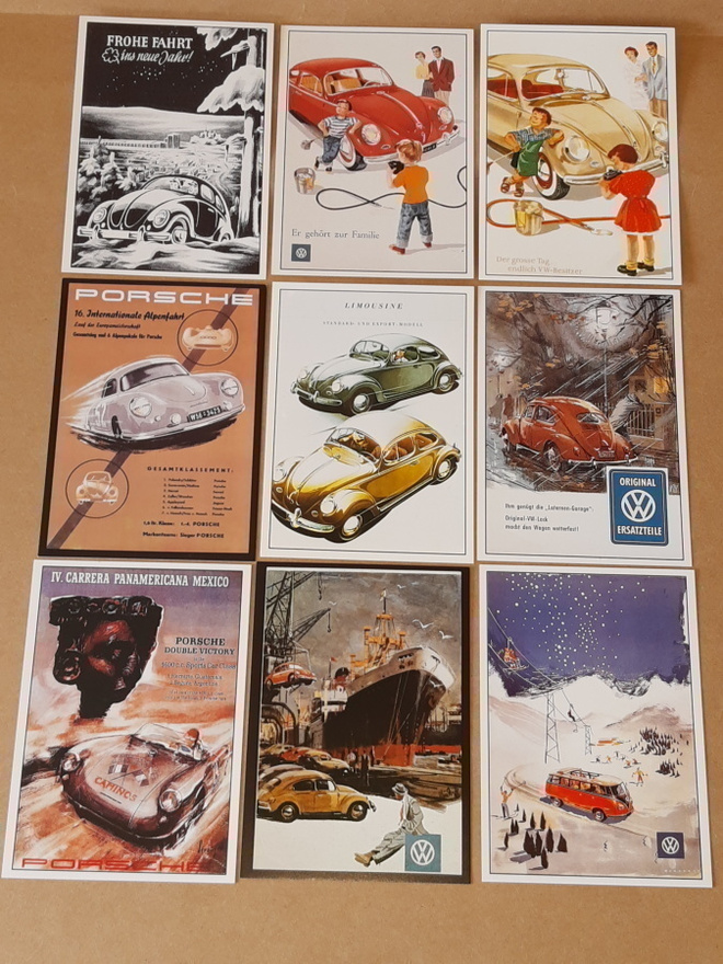Volkswagen POSTIKORTTI Volkkari VW