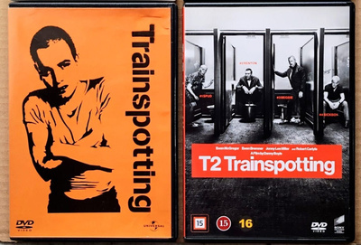 TRAINSPOTTING 1. ja 2. – 2 Suomi-DVD:tä 1996 / 2008 & 2017