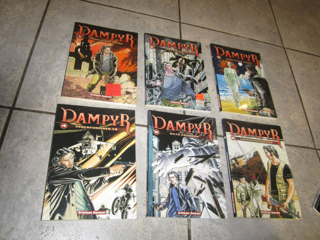 DAMBYR 1 -6 ( hyväkuntoiset albumit )