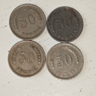 50 penniä 1935, 1938 ja 1945 4kpl - pikkukuva 1