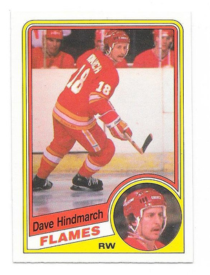 1984-85 OPC #224 Dave Hindmarch Calgary Flames