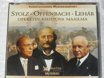 Vuosituhannen Musiikkiaarteet•Stolz•Offenbach•Lehar 3xCD Box