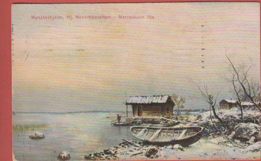 Hj Munsterhjelm Marraskuun ilta - kulk v 1906