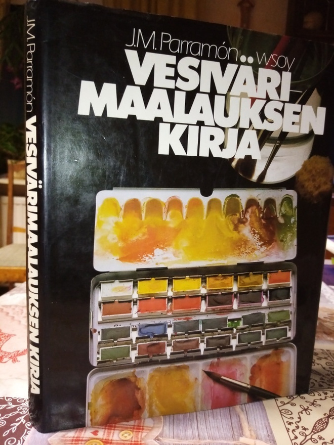 PARRAMON :  Vesivärimaalauksen kirja ( SIS POSTIKULU)