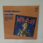 FREDDIE MERCURY - LOVE KILLS M/M METROPOLIS SOUNDTRACK 7" . - pikkukuva 2