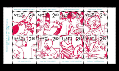 1352-9hb ** Sarjakuva 100v vihkolehti (1996)