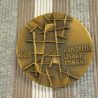 Kansallis-Osake Pankki mitali 75 V 1964. - pikkukuva 1