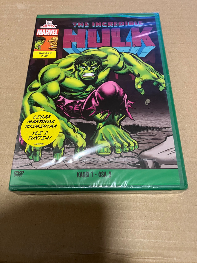 The Incredible Hulk kausi 1 osa 2 suomijulkaisu UUSI