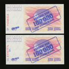 Bosnia Herzegovina 2 x 100000 Dinara 1992 (1993) P34a-b - pikkukuva 2