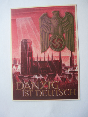Natsi-Saksa Danzig ist Deutsch postikortti