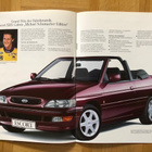 Esite Ford Escort mk5 Cabrio Schumacher Edition 1993 - pikkukuva 3
