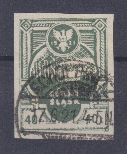 Saksa / Puola Itäinen Ylä-sleesia 1921 Mi 4B