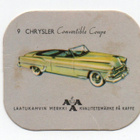 Kahvilappu AAA n:o 9 CHRYSLER Converlible - pikkukuva 1
