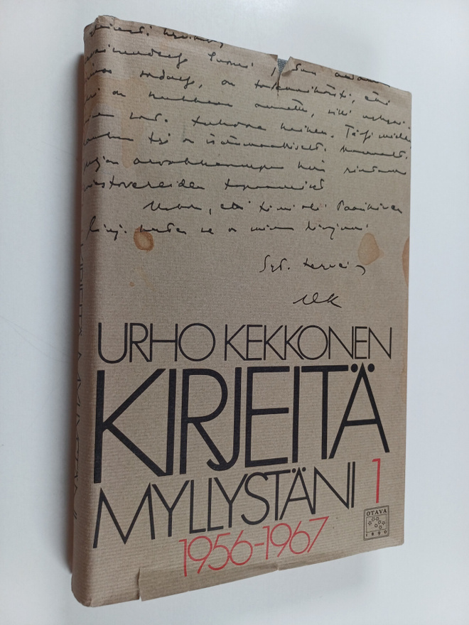 Urho Kekkonen : Kirjeitä myllystäni 1 : 1956-1967 (signee...