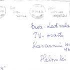HELSINKI 31.3.59 LEIMOILLA KUORI JOKU ODOTTAA KIRJETTÄSI M54 - pikkukuva 1