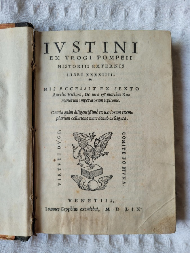 Vuodelta 1559: Ex Trogi Pompeii