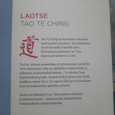 Laotse, Tao Te Ching suom. Taolin