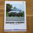 Esite Nissan Cherry 1983, suomenkielinen - pikkukuva 1