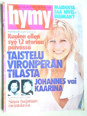 Hymy lehti Nro 7/1981 (27.10)
