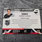 Rasmus Kupari 2021-22 SPx Rookie Auto Jersey - pikkukuva 2