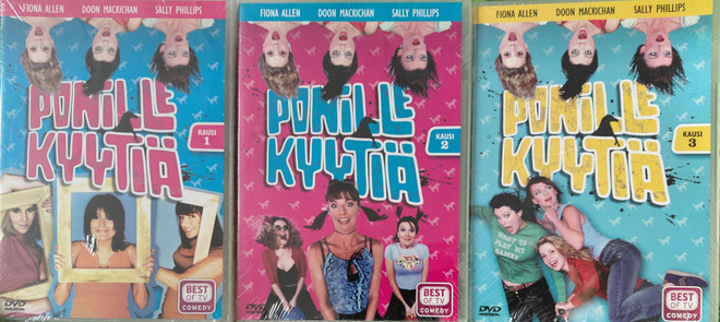 PONILLE KYYTIÄ KOKO SARJA DVD UUSI