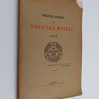 Meddelanden från Nordiska Museet 1902 - pikkukuva 1