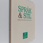 Språk & Stil - Tidskrift för svensk språkforskning 17/2007 - pikkukuva 1