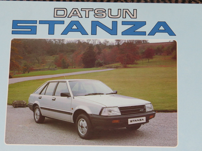 1982 Datsun Stanza esite - KUIN UUSI - 14 sivua