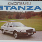 1982 Datsun Stanza esite - KUIN UUSI - 14 sivua - pikkukuva 1