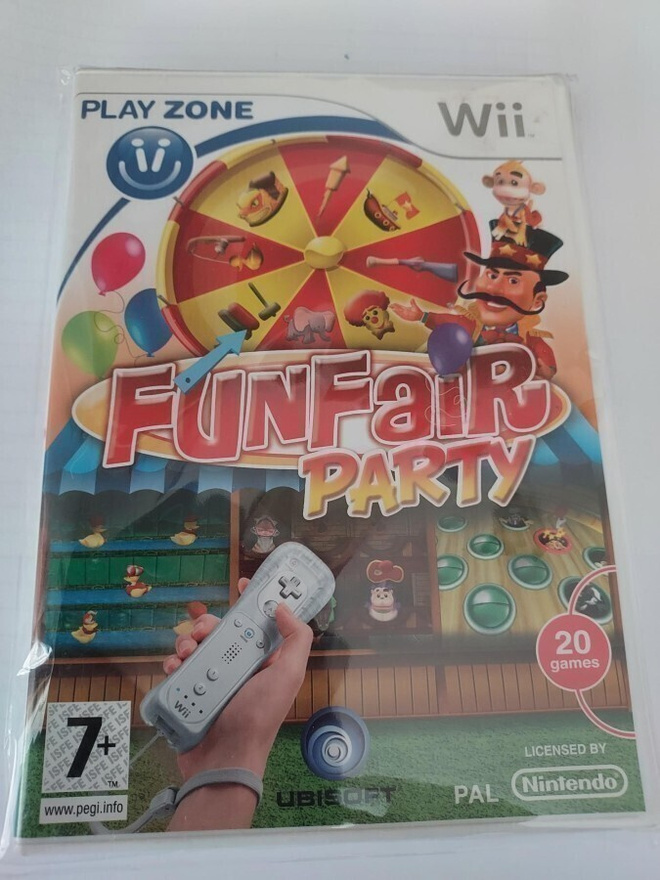 * Funfair party Wii / Wii U PAL CIB Lue Kuvaus