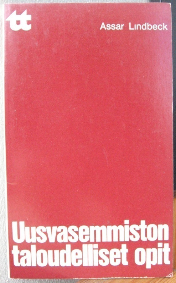 Assar Lindbeck: Uusvasemmiston taloudelliset opit, Wsoy 1973