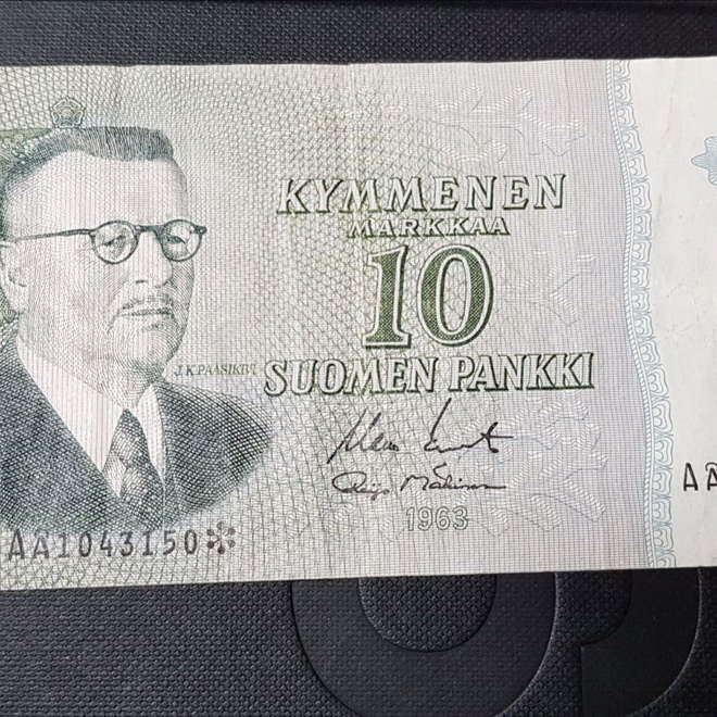 10 mk 1963 litt a tähti  aå1043150 koi-mäk kl 4