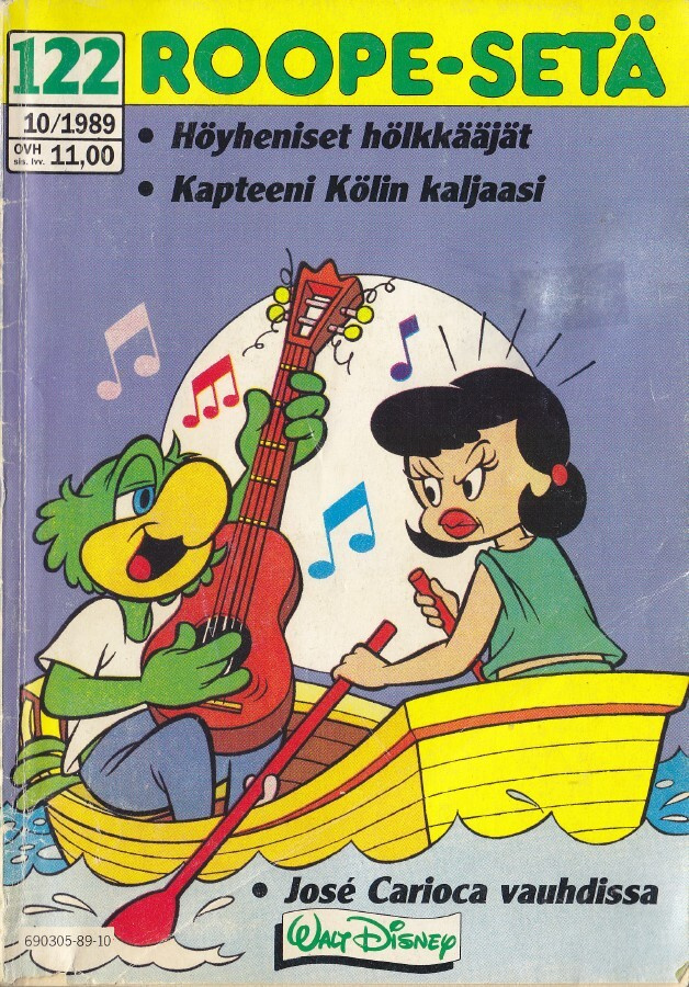 Roope-Setä N:o 122 (10/1989) Kapteeni Kölin kaljaasi