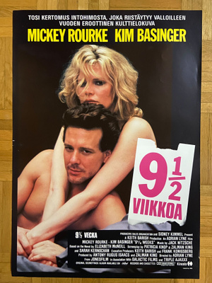 Vanha elokuvajuliste: 9 1/2 viikkoa