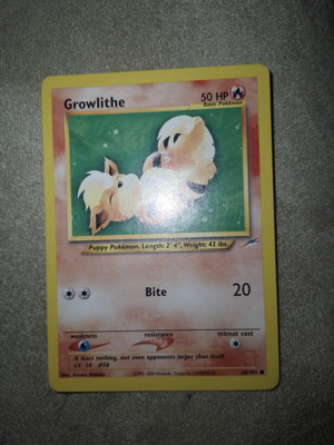 Growlithe 68/105 Neo Destiny card