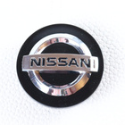 Nissan vannekeskiöt – Kromi-Musta – 54mm (4kpl s - pikkukuva 2