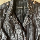 Musta luxus-jakku biker tyyliin (655 €) - pikkukuva 3