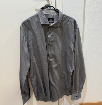 Hugo Boss harmaa kauluspaita XXL