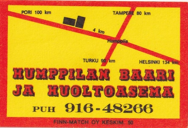Humppilan Baari ja huoltoasema   ,  s70