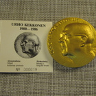 Urho Kekkonen mitali /Raimo Heino 1986. - pikkukuva 1