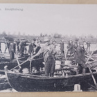 Tukinuittoa, miehiä veneissä, tukkilautta (1930-l.), ei p. - pikkukuva 1