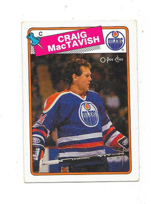 1988-89 OPC #232 Craig McTavish , Edmonton Oilers