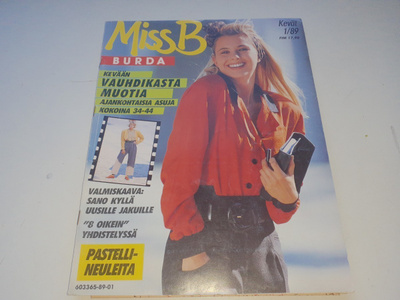 Miss B  Burda kevät 1/1989