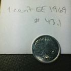 Etiopia 1 cent EE1969, km#43.1 - pikkukuva 2