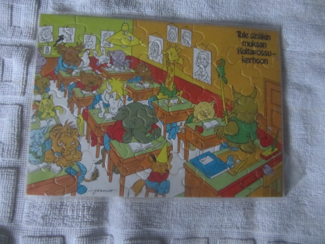 Palapeli Postipankki Kultapossukerho (ehkä 38 palaa)