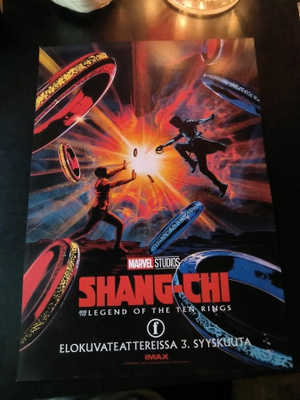 Marvel Shang-Chi elokuvajuliste