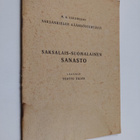 Terttu Tilvis : Saksalais-suomalainen sanasto - pikkukuva 1