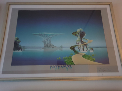 ROGER DEAN YES PATHWAVES-TAULU, NIMIKIRJOITUS!