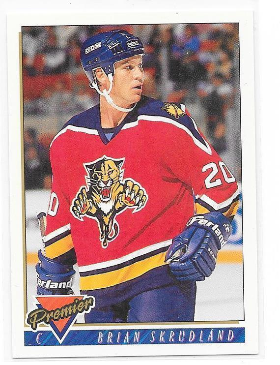 1993-94 Topps Premier #508 Brian Skrudland Florida Panthers